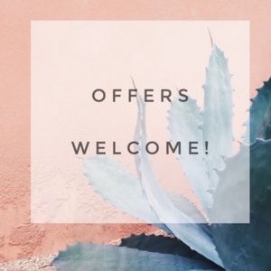Offers welcome!